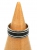 Victoria Δαχτυλίδι Ανδρικό Μαύρο-Ασημί από Χάλυβα